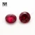 Import Messigems round cut loose corundum red synthetic ruby stones from China
