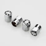 Metal car tire valve caps England logo Mini Tire Valve Vap