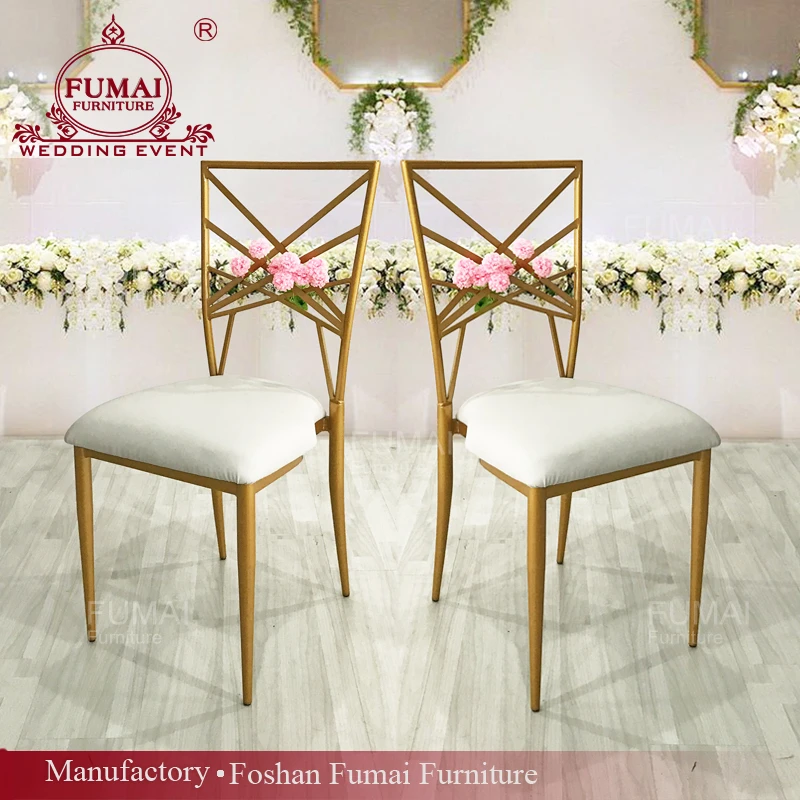 Metal frame wholesale party event banquet bridal chairs