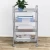 Import Metal Mesh Rolling Cart, 4-tier Wire Mesh Trolley Cart White/Grey/Black Cart With Wheel,Portable Storage Cart Rolling Shelf Rack from China