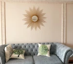 Metal Wrought Glass Simple Home Wall Hanging Decoration