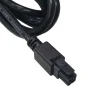 Micro Fit 3.0 4 pin 2*2 pin molded to stripped tinned end pigtail cable wire harness compatible with Molex connector 1.5m
