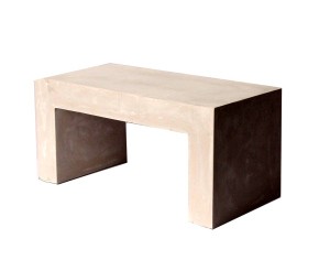 Milkwhite  outdoor concretebench or table for outdoorliving