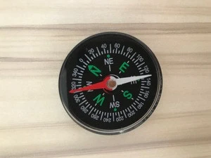 Mini Pocket 40mm Liquid-filled Compass For Camping and Hiking Outdoor Travel Compass