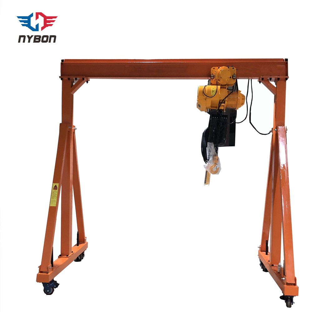 Buy Mini Small Electric Mobile Hoist Gantry Crane1 2 3 5 10 Ton ...