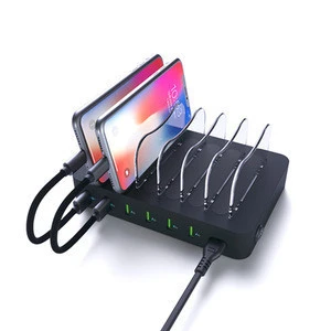 MIQ USB Charging Station for Multiple Devices Multi Charger Organizer Docking Station