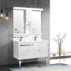 modern Bathroom vanity floor  Mounted Bathroom Cabinet furniture with Double wash basin