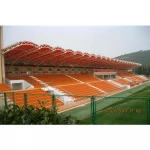 Modern Design Stadium/ Badminton Court/ Sports Arena Roof Prefab Light Flat Steel Roof Truss System With Steel Sheet