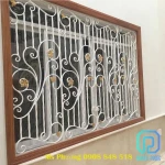 Modern Luxury Items With Wrought Metal Window Protective Frames