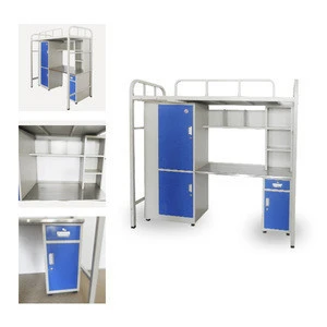 modern school furniture bunk bed metal double bunk bed apartment bunk bed