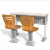 Modern school furniture student study reading table and chair college classroom school sets