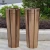 Import Modern wedding decoration large tall brass metal gold stainless steel flower vase from China