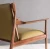 Import Modern  wood leather lounge chair from China