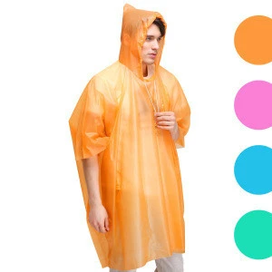 Motorcycle Disposable Rain Gear Ponchos Raincoats For Adults