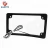 Import Motorcycle LED Lighting Systems Black Aluminum Curved European Motorcycle License Plate Frame from China