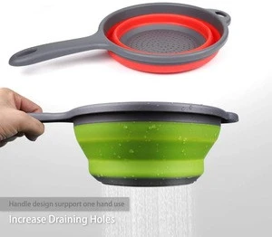 Multi-functional Balanced Vegetable Washer Strainer Colander Defrosting Bowl Water Saving Balanced Colander