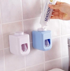 Multifunction portable Plastic Toothpaste Dispenser Squeezer / Toothbrush Holder Bathroom Accessories