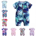 Multifunctional pajamas cotton Eco friendly infant girl rompers newborn baby clothes romper