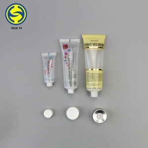 multiple capacity soft plastic cosmetic hand cream packaging tubes