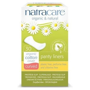 Natracare Organic &amp; Natural Curved Panty Liners 30 Count