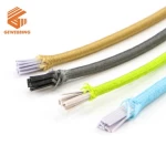 Natural Quality Bungee Cord Braided Elastic Cord 3mm 4mm 5mm 6mm 8mm 10mm Round Elastic Rope Shoelaces Multicolor
