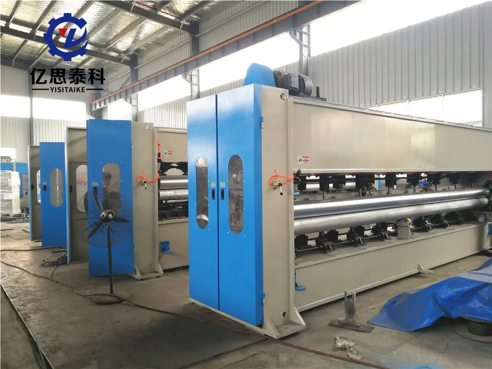 Needle punched polyester mat nonwoven making machine