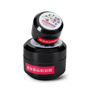 New 1 Box 8ml And 15ml Nails Glue Rhinestones UV Adhesives Super Sticky DIY Manicure Clear Bling Uv Gel Long Lasting