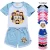 Import New arrival kids short sleeve suit boys and girls short T-shirts 2PCS set FGTEEV children clothes set from China