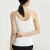 Import New design Southeast Asia hot selling women silky V-neck thin shoulder strap padded bra one piece seamless bra ice silk tank top from China