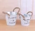 Import New Design Wholesale Home Decorative Garden Plants Antique Round White Color Hemp Rope Hanging S Painting Flower Pots With Spout from China