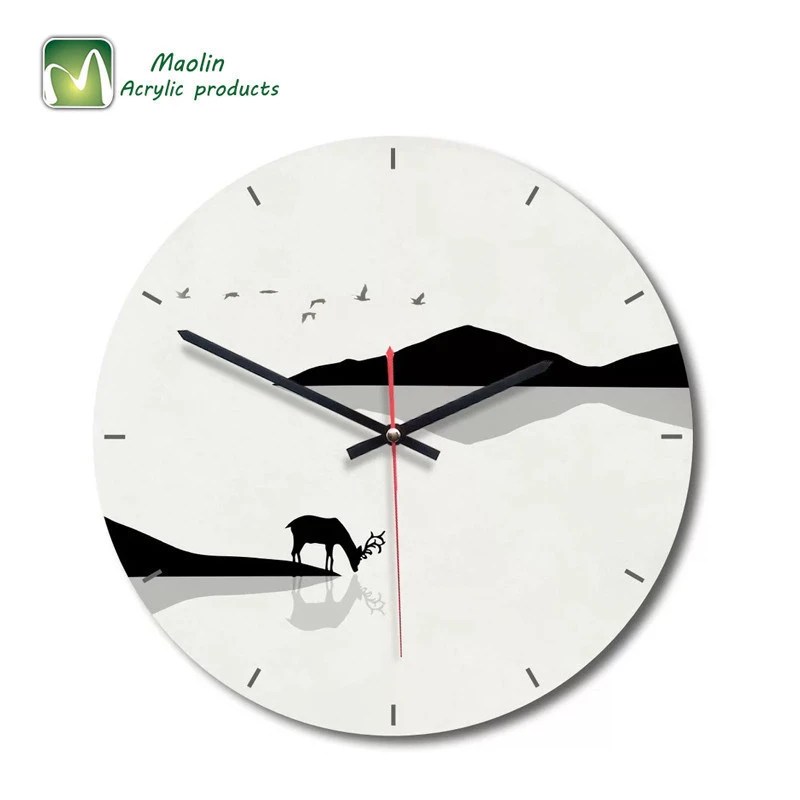 New diy wall clock watch clocks hot acrylic home decor 3d diy clocks