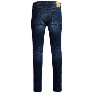 New Fashion Design Men Jeans 2018 Wholesale OEM Custom Mens High Quality Brand Ripped Black Used Denim Jean Hem Detail Stripe