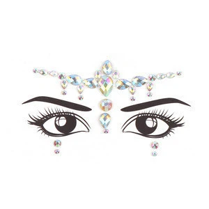 NEW Festival Party Body Glitter Stickers Face Gems Rhinestone Tattoo Crystal Makeup Face Jewel for Body Art