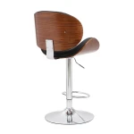 New Model  Small Weight Cafe Wooden Armless Bar Stools with Back