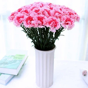 New Mothers Teachers Day Spot Wholesale Single Simulation Flower Carnation