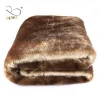 new product 100%polyester 2ply thick warm faux fur throw blanket