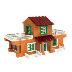 New product master builder Miniature mock-up of a house DIY toys games Mini Cement Bricks and Mortar