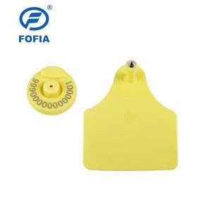 RFID Logo Printed UHF Animal Ear Tag for Cattle Management