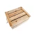 Import new products Swing Lid unfinished Wood Crate Storage Box from China