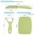 Import New trending multifunctional cutting board knife peeler set eco friendly BPA free chopping board from China