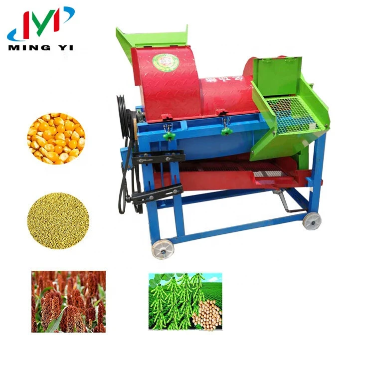 New type Maize Wheat Corn Paddy Rice Soybean Mung Bean Sheller Multifunctional Thresher Machine Price For Sale
