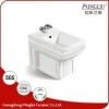 Newest design export standard toilets with built-in bidet for cleaning