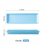 Newest rectangle Shaped Small dish Plate Food Snack Dish Bowl Sauce Plate Seasoning Dish Kitchen  High Quality