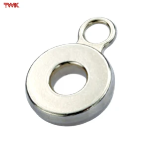 Non lock O- type round ring zipper puller
