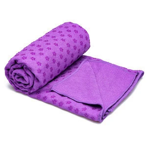 Non slip Pilates Sport Exercise Gym Fitness Super Absorbent Hot Yoga Mat Cover Towel