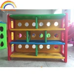 non-toxic plastic kindergarten firm factory price colorful children cabinet