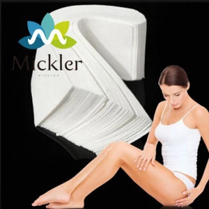Non woven wax strips that are disposable and easy for the hair remover