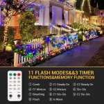 Northland 82ft 500 LED  11 Mode Changeable Outdoor luces navidad Christmas Event LED string Lights LED xmas Lighting