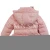 Import ODM Custom best sale pink  tight waist cotton-padded jacket baby girls winter jacket and coat from China