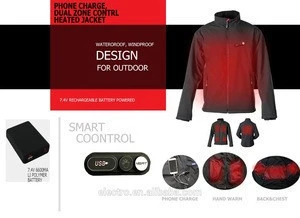 OEM 7.4V battery powered heated winter work jacket clothing